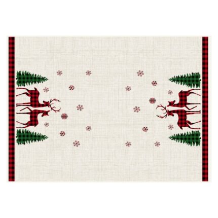 Prosop de bucatarie Craciun, bumbac 100%, 40x65 cm, Club Cotton, Santa
