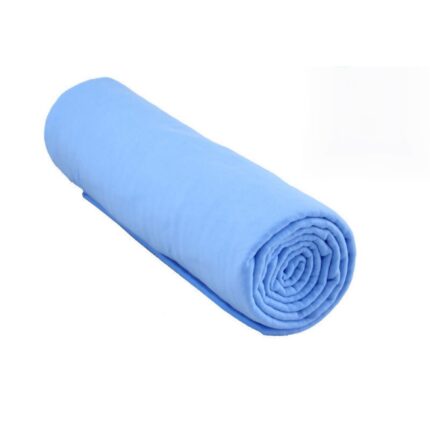 Prosop absorbant pentru animale, microfibra, 66x43cm, albastru
