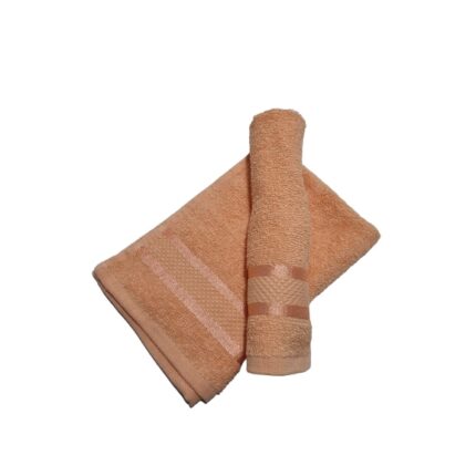 Set 2 prosoape de culoarea piersicii pentru maini, 30 x50 cm, 100% bumbac, 400 GSM