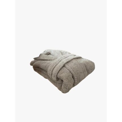 Halat de baie Bari, 100% bumbac, Gros si Pufos, 450 GSM, Bej, S-M INTL