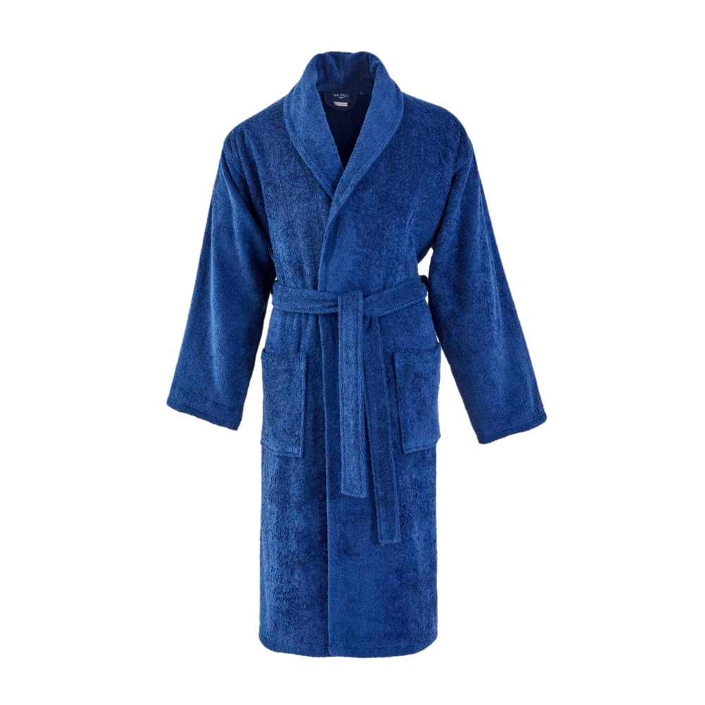 res_02b9b479b6c1ccbe5cf2f2e58af6146f Halat de baie, Nautica Crew, unisex, 600 g/mp, 100% bumbac, M, bleumarin