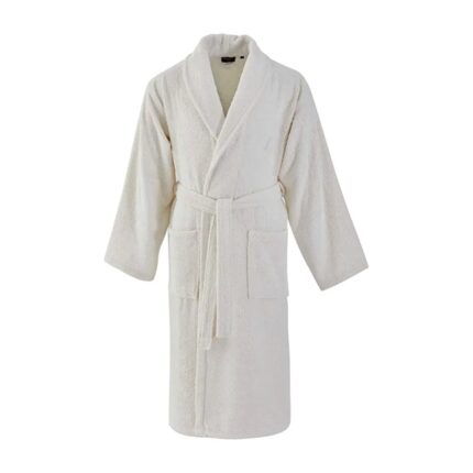 Halat de baie, Nautica Crew, unisex, 600 g/mp, 100% bumbac, M, ivoire