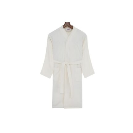 Halat de baie dama, bumbac 100%, marime S/M, Hobby Home, Smart Crem