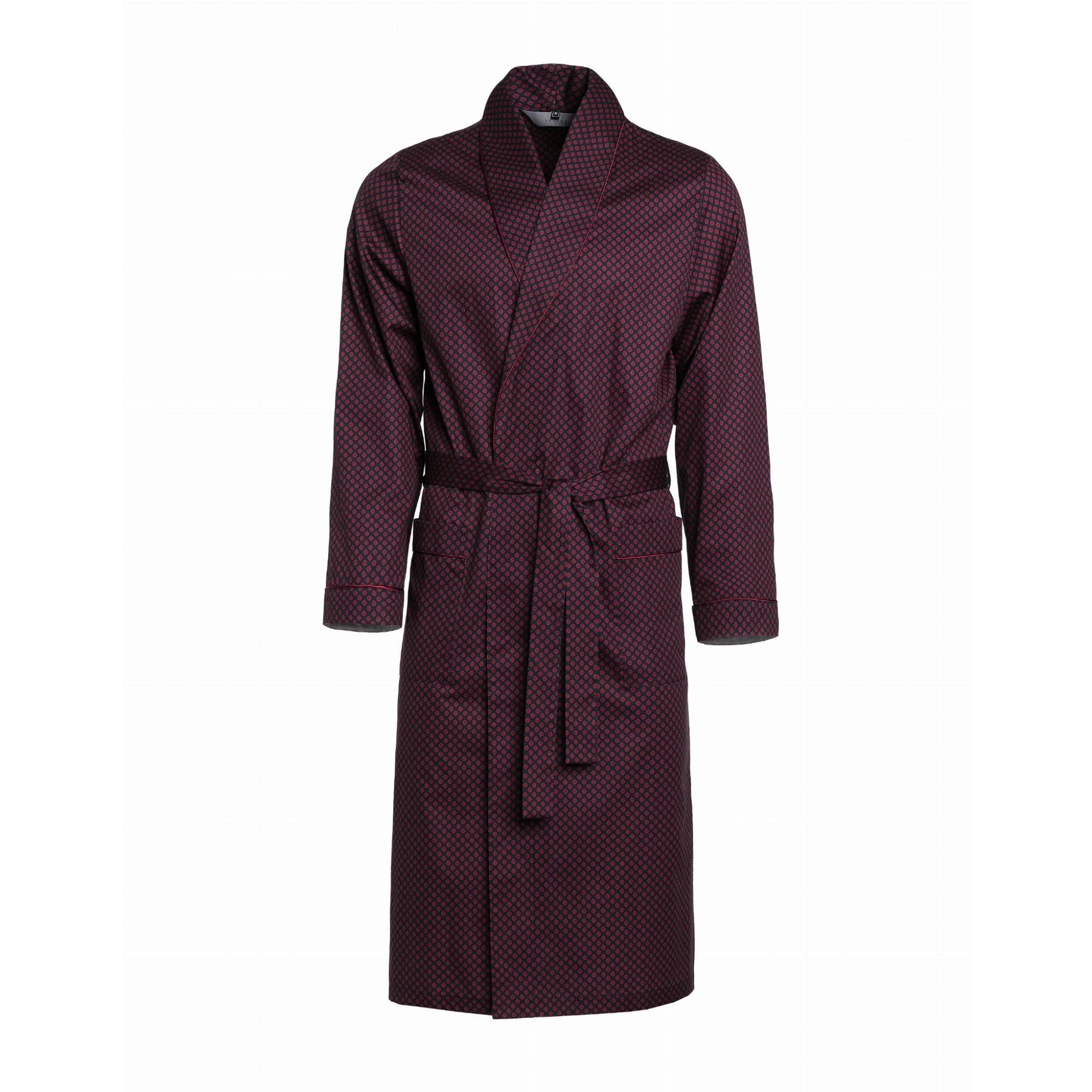 res_49807f079fe0862b3597dc3dbe5f6f2b Halat de baie elegant, Revise, Bumbac, Pentru barbati, Visiniu, Masura XL