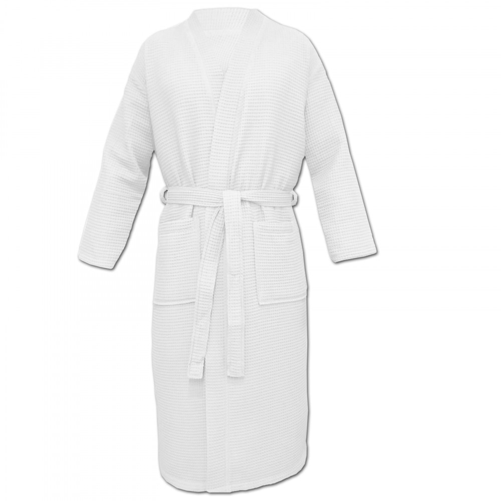 res_dc71dd94d21980cd12a93920198386ac Halat de baie Waffle Pique unisex Homelevel, S, Alb, Bumbac organic, 54916.02.1