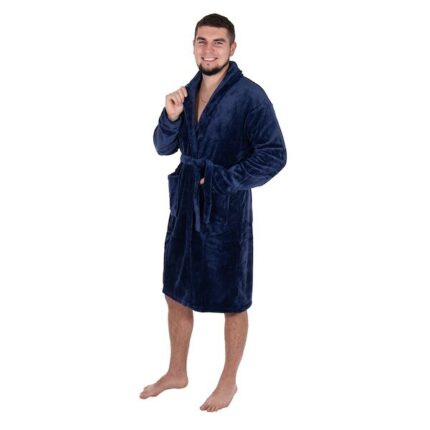 Halat barbati Springos poliester, albastru, L/XL