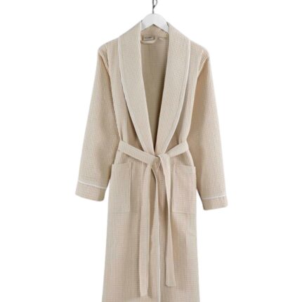 Halat de baie unisex, marime S/M, DC Home, Soho Bej