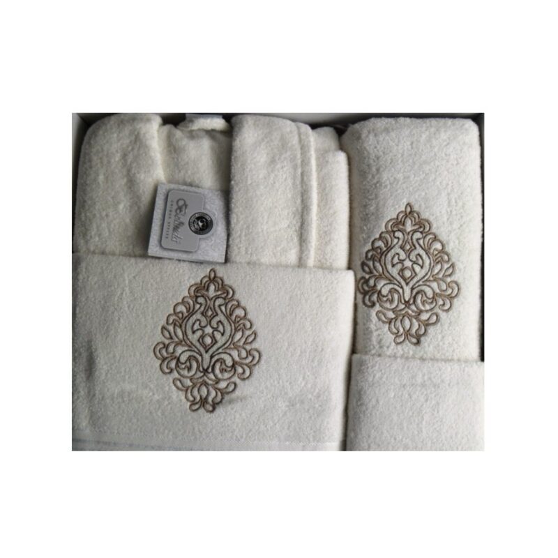 Set de baie 4 piese Belinda Classic , culoare alb