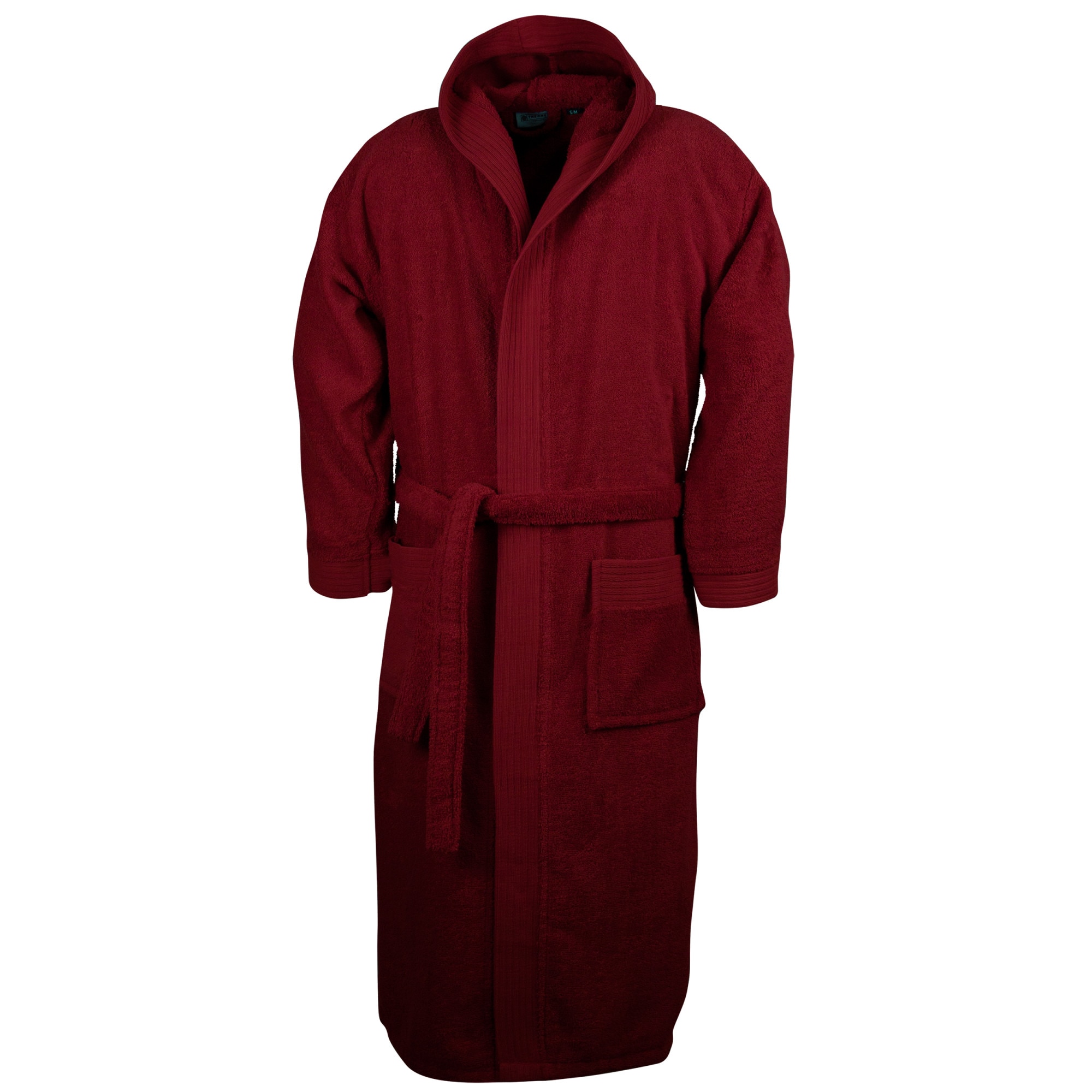 res_b407595d5a407f7b12dcfbb11a53e6d8 Halat baie adulti cu gluga, The One, Burgund, S-M, 100% bumbac