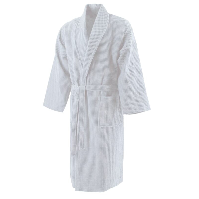 Halat baie, Waffle Collection, Alb, L-XL, 100% bumbac