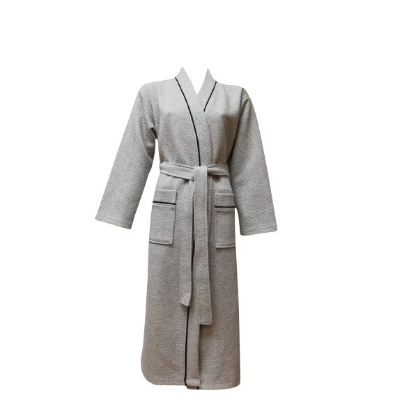Halat baie barbati Jacquard, Class Home Collection, XL Gri
