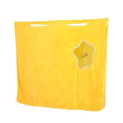 Halat de baie femei, QttvbTna, Microfibra, Galben, 2XL