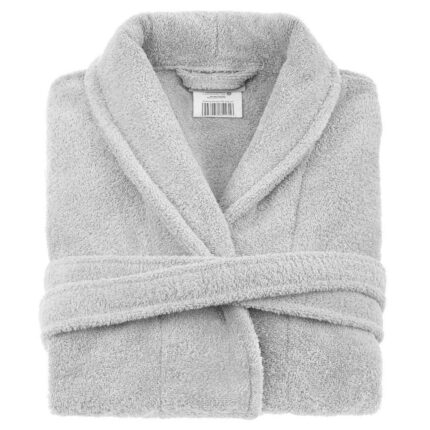 Halat de baie unisex, Spod Igly i Nitki, Bumbac, Gri, XS