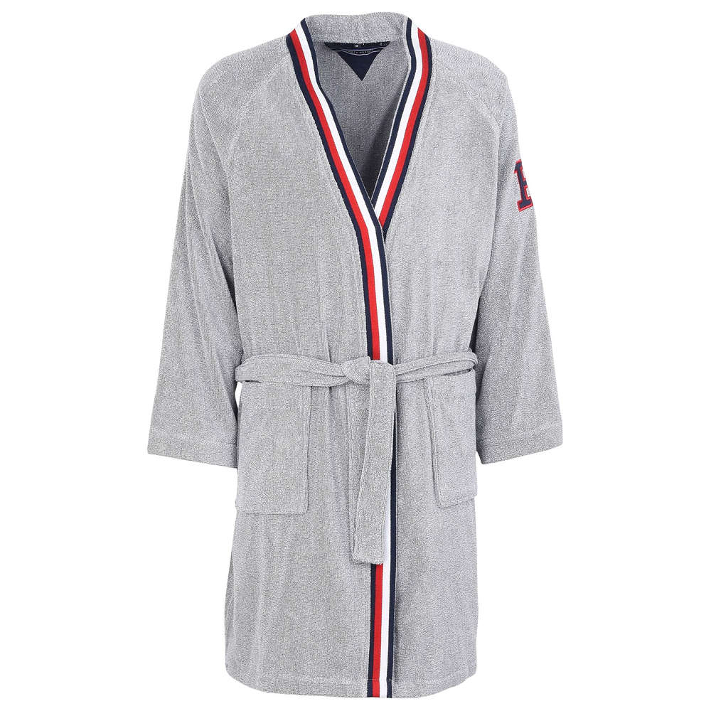 res_1d81eea97fbabb53f0d2e1ceda80d869 Halat de baie Tommy Hilfiger, Bumbac, Gri, XL
