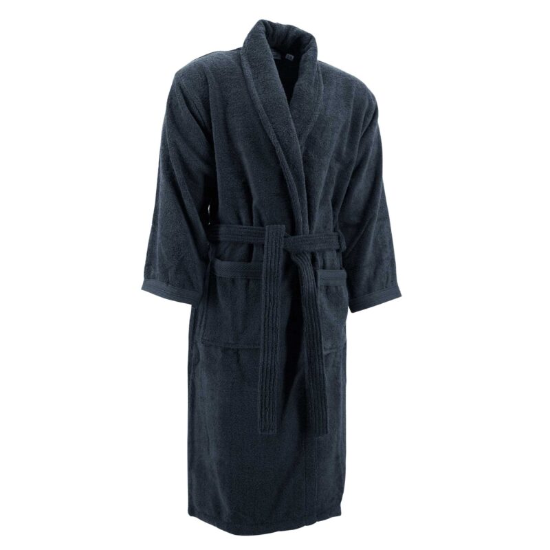 Halat baie Organic Collection, Antracit, XXL/XXXL, 100% bumbac organic
