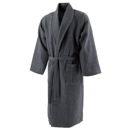 Halat baie, Waffle Collection, Antracit, L-XL, 100% bumbac