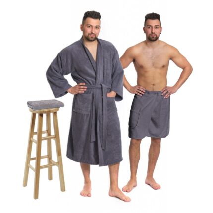 Set sauna, Prosop, Halat, Kilt, Interkontakt, Gri, L