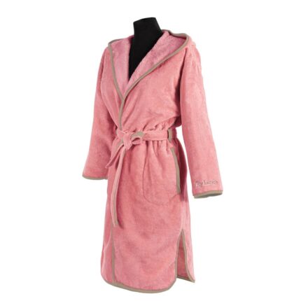 Halat de baie dama, Guy Laroche, BumbacPoliester, Roz
