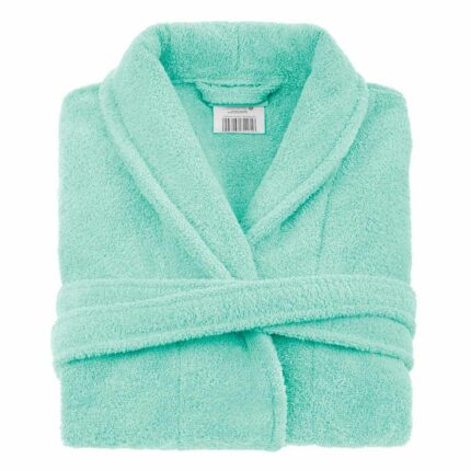 Halat de baie unisex, Spod Igly i Nitki, Bumbac, Verde menta, S/M