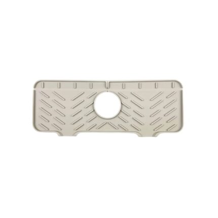 Covoras pentru robinet Seahui, silicon, gri, 27 x 14 cm