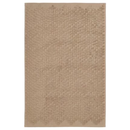 Covoras baie, Bumbac, Bej, 50x80 cm