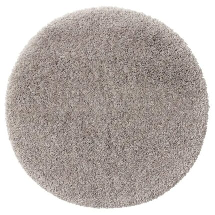 Covoras baie rotund, Microfibra, Bej, 65 cm