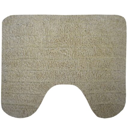 Covoras baie Sensea Essential Cream, din bumbac, 50 x 40 cm, dreptunghiular, crem