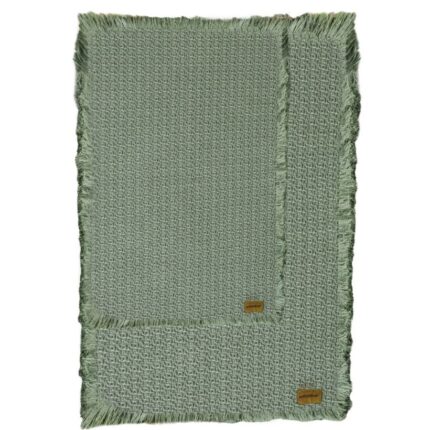 Set 2 covorase baie premium, dreptunghiulare, 60x90cm, 75x125 cm, bumbac 100%, Cotton Box, Bath Rug Verde
