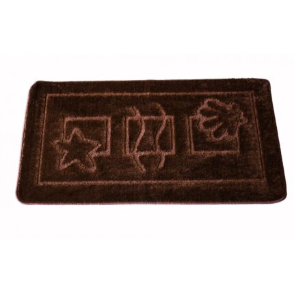 Set 2 covorase baie Maritime Brown, 50x80 cm, 40x50 cm Maro