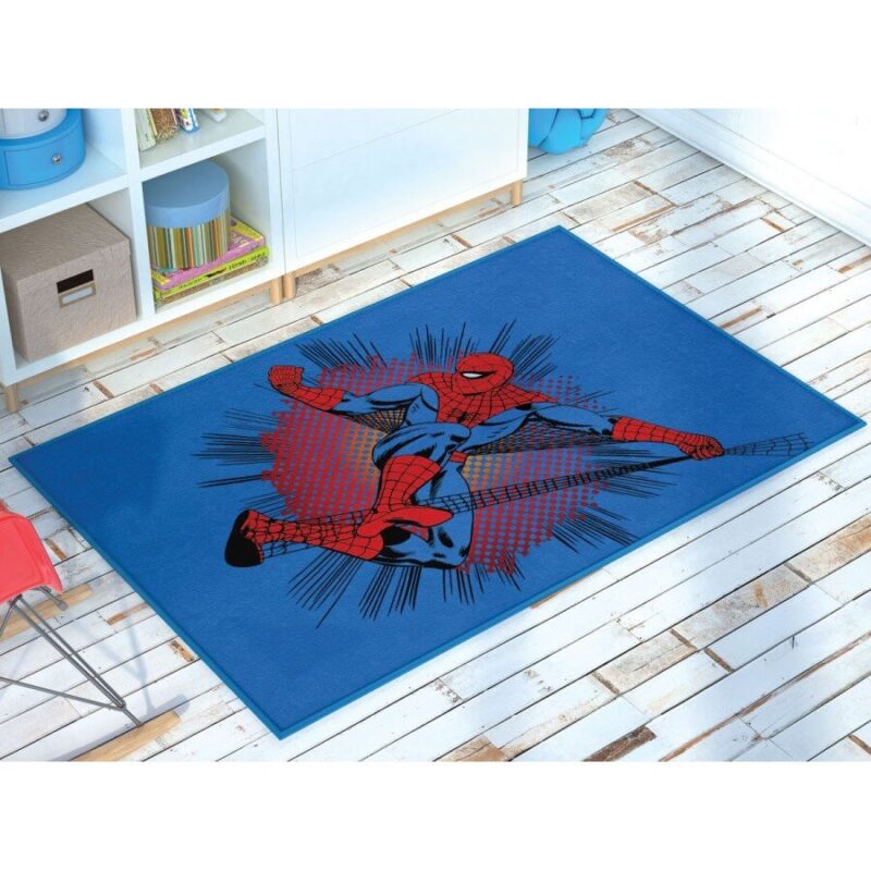Covor baie pentru copii 80x120cm, Disney TAC, Spiderman