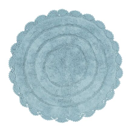 Covoras de baie, Das Home, Bumbac, 60 cm, Albastru