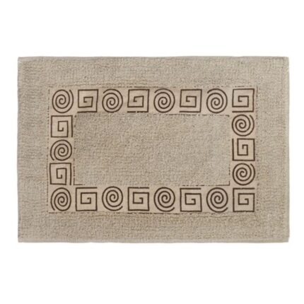 Covoras de baie din bumbac, bej, 60x40 cm, M Deco