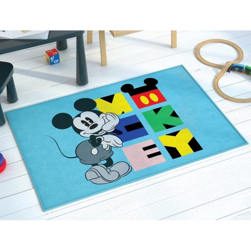 Covor baie pentru copii 80x120cm, Disney TAC, Mickey Mouse