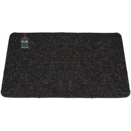 Covoras intrare, Kotarbau, Polipropilena/Poliamida, 600 mm, 400 mm, Negru