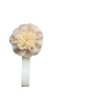 Magnet perdea organza - ivory