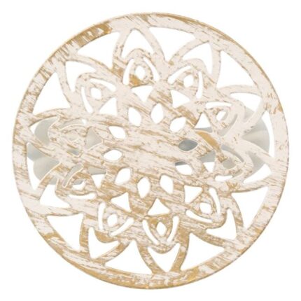 Set 2 brose de stangere pentru perdea/draperie, 6.5cm, metal