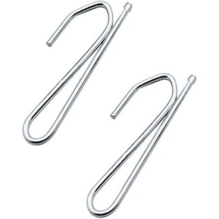 Set 30 crosete metalice pentru perdele, BGHYHYHI, 2.4inch, rezistente, durabile, electroplacate