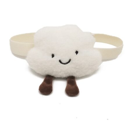 Cravata pentru perdea, Llwl, Panza, Alba, 10,5x11cm