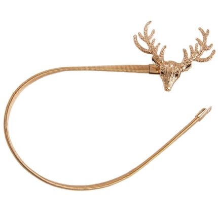 Set 2 accesorii pentru prindere perdele, LLWL, Metal, 38cm, Auriu