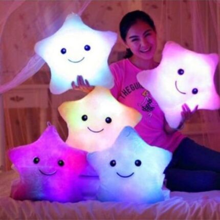 Perna stea cu lumina led, galbena