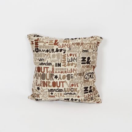 Perna decorativa, Pufrelax, husa detasabila, umplutura burete memory mix, 40 x 40, Latte Luck