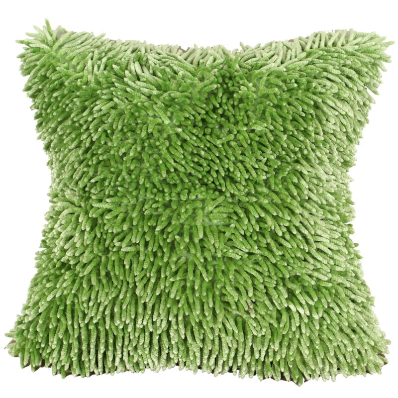 Fata de perna decorativa Eurofirany SHAGGY 40x40 Verde2