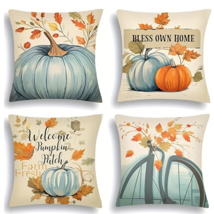 Set 4 perne decorative, Cozevdnt, In, 45x45 cm, Multicolor