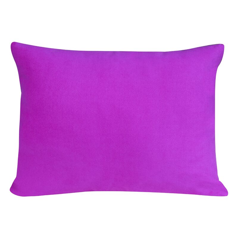 Fata de perna decorativa, BonDia, Model Unicolor 140, 50 cm x 70 cm, Mov, Uni