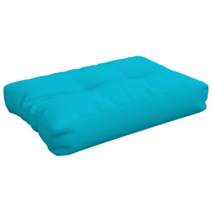 Perna de paleti vidaXL, turcoaz, 60x40x12 cm, textil, 0.6 kg