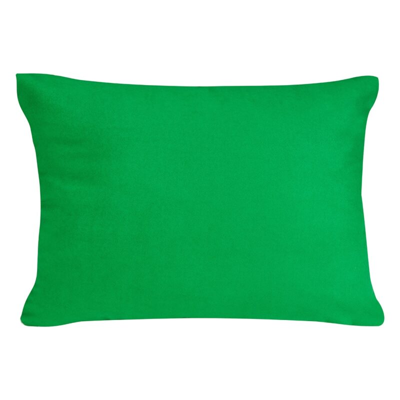 Fata de perna decorativa, BonDia, Model Unicolor 135, 50 cm x 70 cm, Verde, Uni