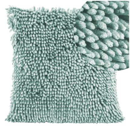 Fata de perna decorativa Eurofirany SHAGGY 40x40 Verde deschis