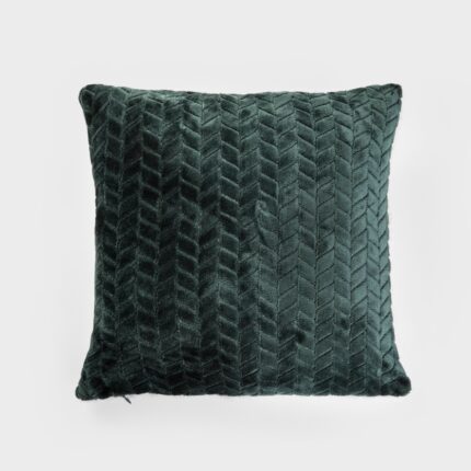 Fata de perna Decorativa, LAREN, verde, poliester, 45x45 cm HOMLA