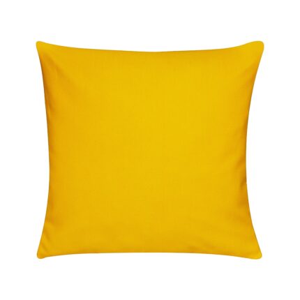 Fata de perna decorativa, BonDia, Model Unicolor 105, 40 cm x 40 cm, Portocaliu, Uni