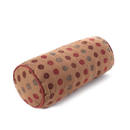 Perna decorativa, SilkFashion, cilindrica, Multicolor, 40x17cm